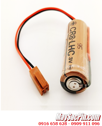 FUJI CR8.LHC (Zắc nâu); Pin nuôi nguồn FUJI CR8.LHC lithium 3.0v 4/5A 2600mAh, Xuất xứ NHẬT